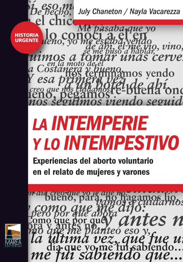 Portada La intemperie y lo intempestivo